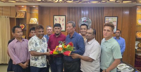 দীপন তালুকদারের সঙ্গে সৌজন্য সাক্ষাৎকরলেন বিলাইছড়ি উপজেলা জাসাস