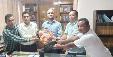 বিলাইছড়িতে নবাগত ইউএনও’র সাথে কাবর্বারী সমিতির সৌজন্য সাক্ষা