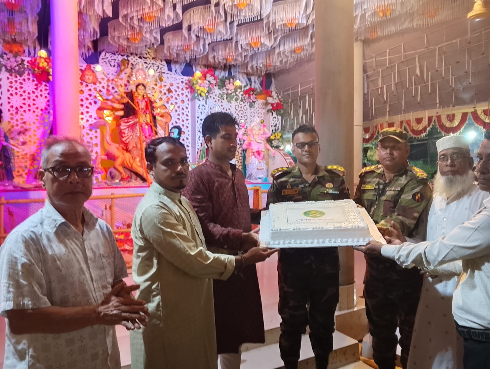 বিলাইছড়িতে শারদীয় দুর্গাপূজার মহাষ্টমী উদযাপন