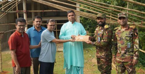 ধর্মীয় সম্প্রীতি বজায় রাখতে পাশে সেনাবাহিনীর আর্থিক সহায়তা প্রদান