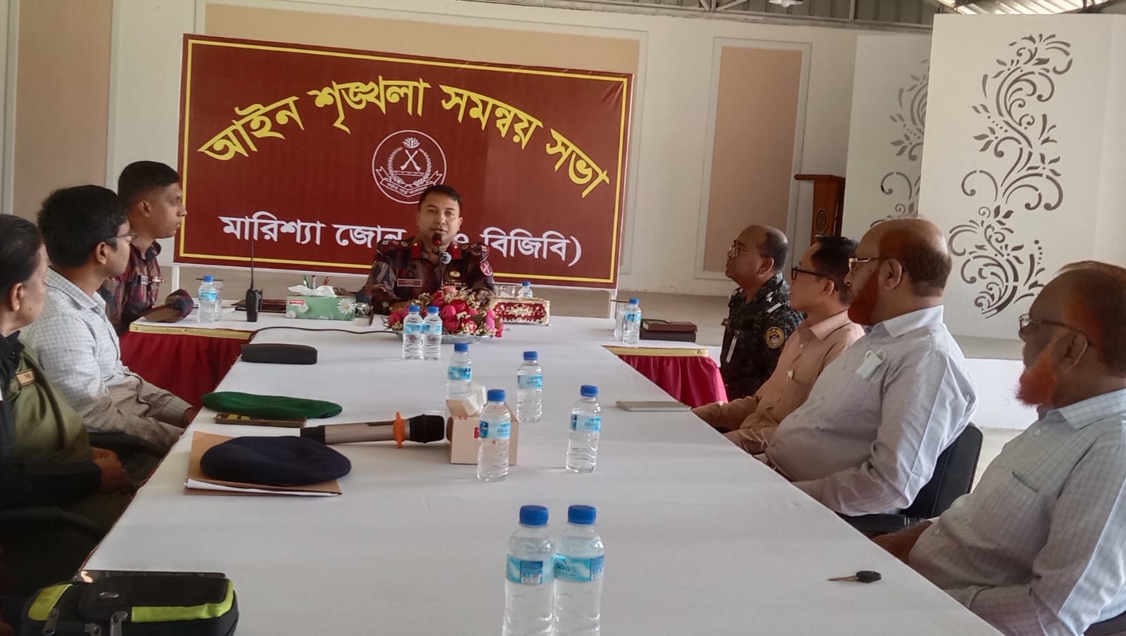 বাঘাইছড়িতে দুর্গাপূজার নিরাপত্তায় প্রস্তুত মারিশ্যা জোন