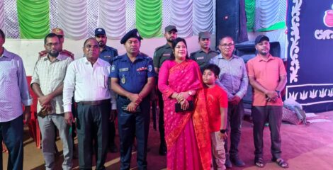 বাঘাইছড়িতে দুর্গাপূজা মণ্ডপ পরিদর্শনে ইউএনও আমেনা মারজান