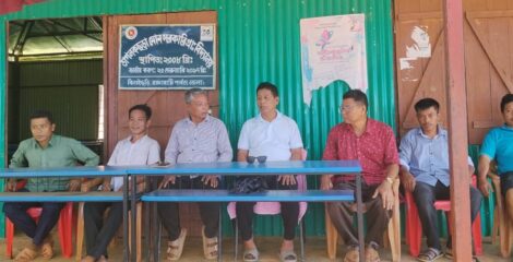 বিলাইছড়িতে প্রধান শিক্ষক দীপু চাকমাকে বিদায় সংবর্ধনা